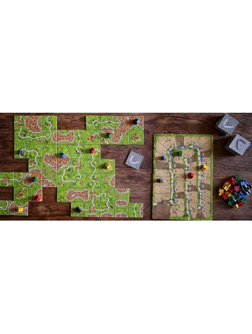 Carcassonne Devir juego de mesa de colocación de losetas