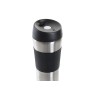 Termo de Acero Inoxidable y PP, Doble Pared en Elegante Negro y Plateado