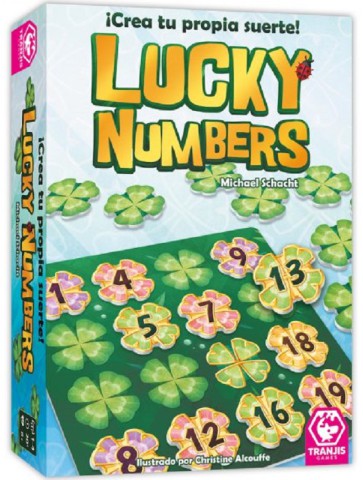Lucky Numbers juego de mesa de numeros y estrategia familiar Tranjis Games