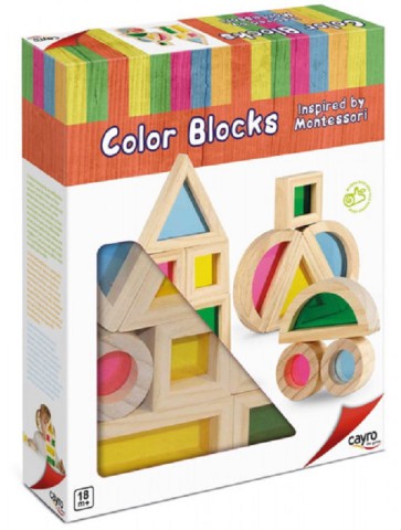 Juego Madera Color Blocks -Cayro-