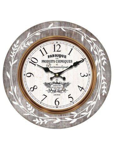 Reloj de Pared 34 cm de MDF | Estilo Moderno | Medidas 34 x 4 x 34 cm | Peso 415 g