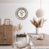 Reloj de Pared 34 cm de MDF | Estilo Moderno | Medidas 34 x 4 x 34 cm | Peso 415 g