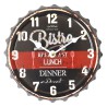 Reloj Tapón de Botella de Metal | Diseño Creativo | Medidas 20 x 2,50 x 20 cm | Peso 210 g