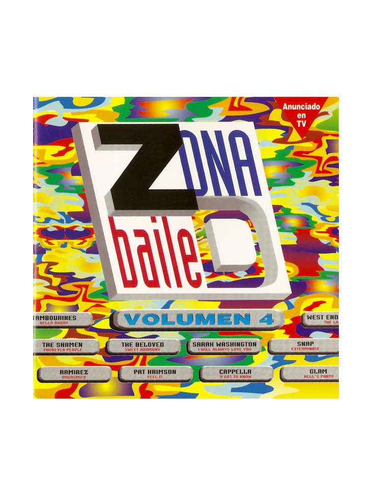 Cassette de Música: Zona D Baile Volumen 4