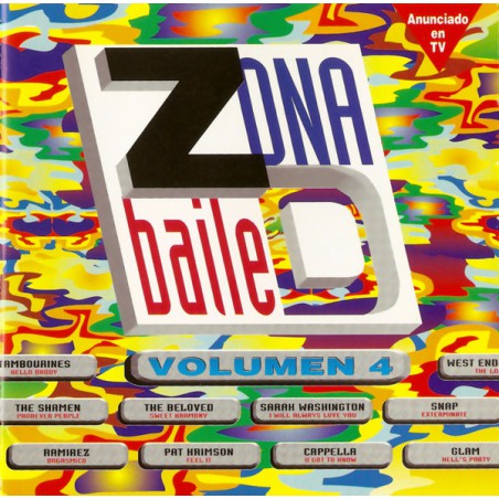 Cassette de Música: Zona D Baile Volumen 4