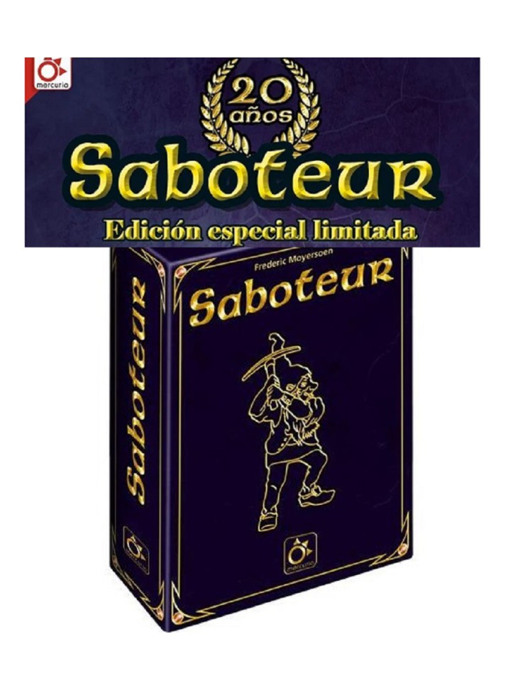 Juego de mesa Saboteur - 20 Aniversario -