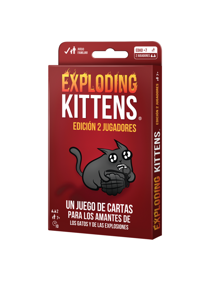 Exploding Kittens Edición 2 Jugadores