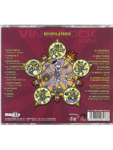 CD Viña Rock 2006 - trasera