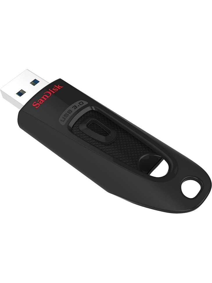 SanDisk 64GB Ultra USB Flash Drive USB 3.0 Up to 130 MBs Read, Black