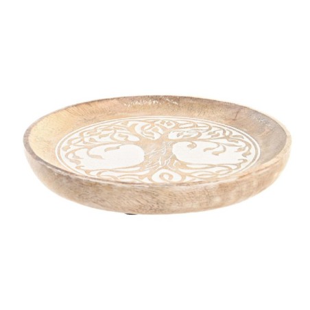 Vaciabolsillos Bandeja de madera 20x20cm