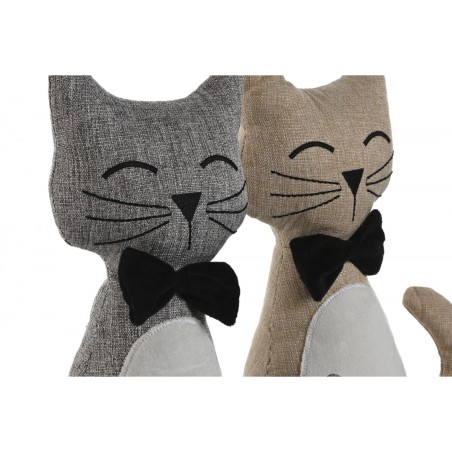 Sujetapuertas gato con pajarita - color surtido -