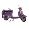 Replica de Moto Vespa en metal -morada