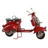 1 uds Replica de Moto Vespa en metal -Color surtido- medidas 26X10X16cm...