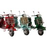 1 uds Replica de Moto Vespa en metal -Color surtido- medidas 26X10X16cm