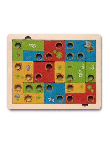 Juguete educativo Cayro color cranberry diseño innovador