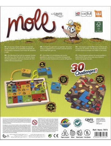 Juguete educativo Cayro color cranberry diseño innovador
