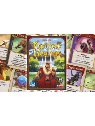 Fantasy Realms juego de cartas estratégico 2 a 6 jugadores