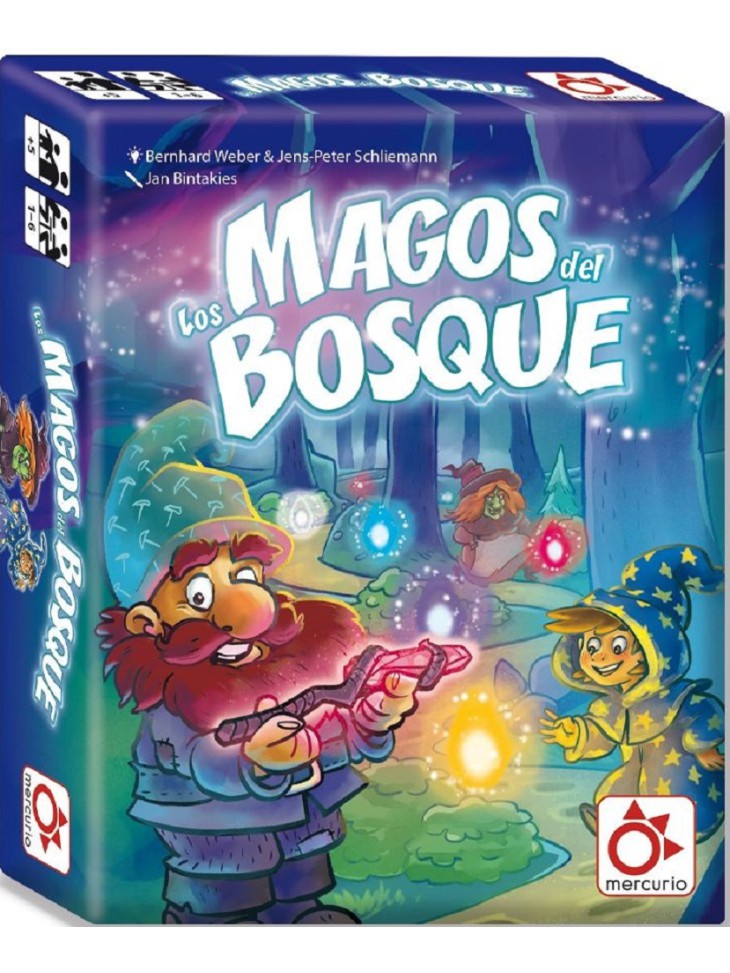 Los Magos del Bosque juego de mesa infantil cartas brujas