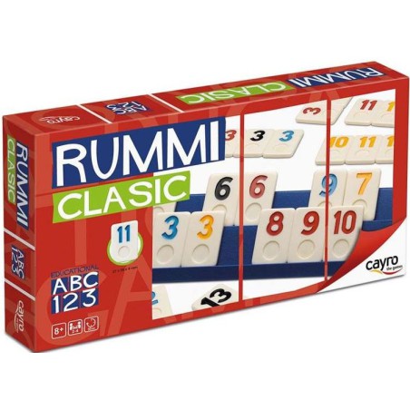 Cayro Rummi Clásico, juego de mesa familiar para 2 a 4 jugadores