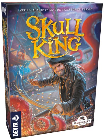 Skull King Devir juego de cartas pirata de bazas 2 a 8 jugadores