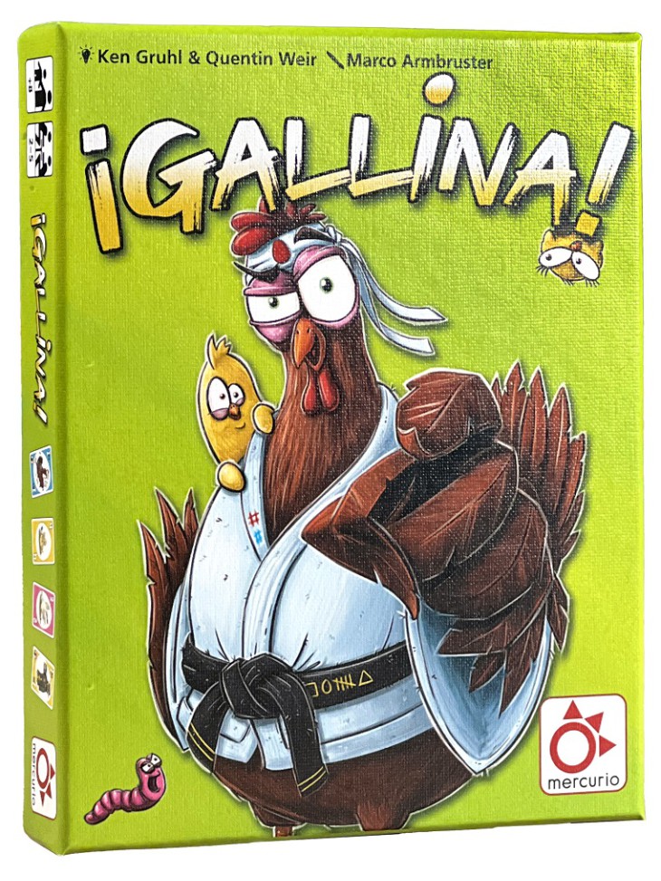 ¡Gallina! juego de mesa familiar de cartas y estrategia