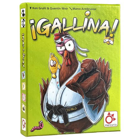 ¡Gallina! juego de mesa familiar de cartas y estrategia
