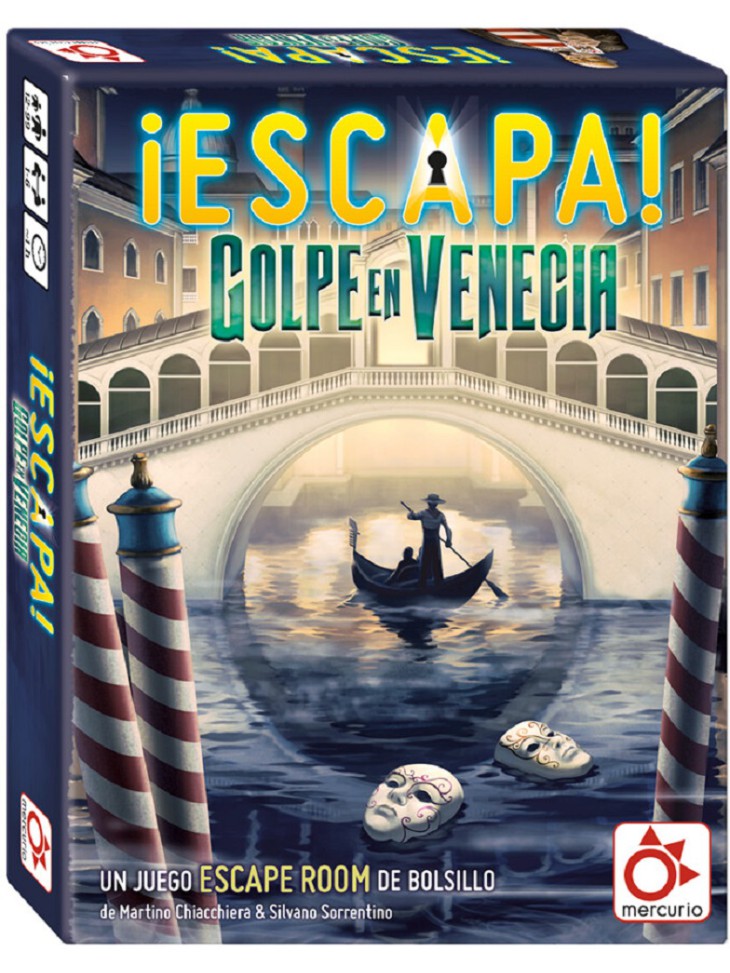 Golpe en Venecia juego de mesa cooperativo de robos y estrategia