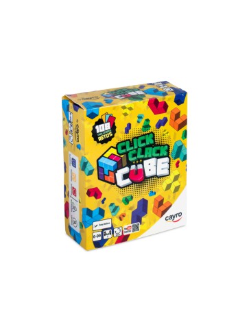 Cayro Click Clack Cube, juego de habilidad y estructuras para 1 jugador