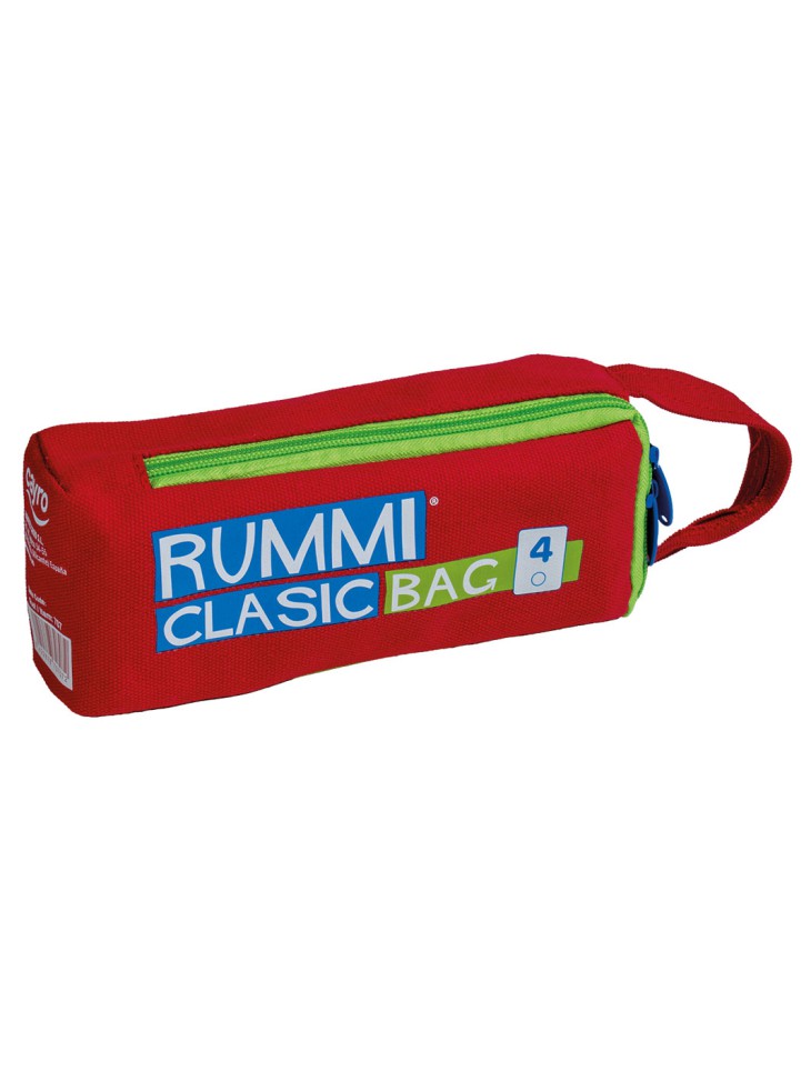 Cayro Rummi Travel, juego de mesa de estrategia portátil para 2 a 4 jugadores