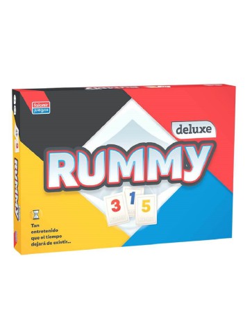 Rummy de Luxe juego de mesa números fichas estrategia