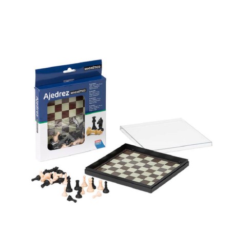 Ajedrez magnético juego de mesa portátil viaje tablero