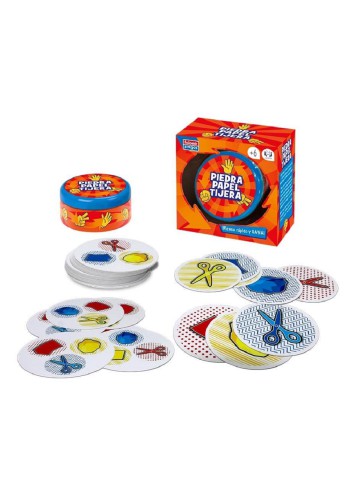 Piedra, Papel o Tijera juego de mesa multicolor para toda la familia