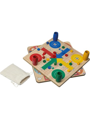 Parchís - Oca en caja lata-contenido