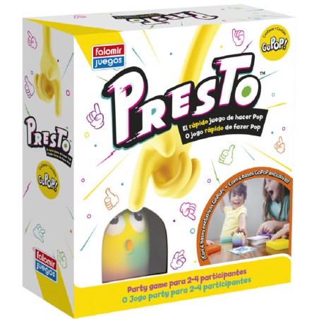 Presto GoPop juego de mesa agilidad rapidez burbujas