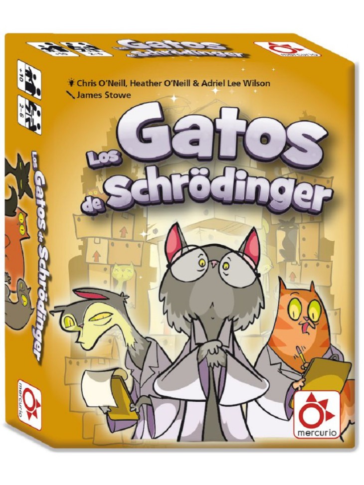 Los Gatos de Schrödinger juego de cartas bluffs y estrategia 2-6 jugadores