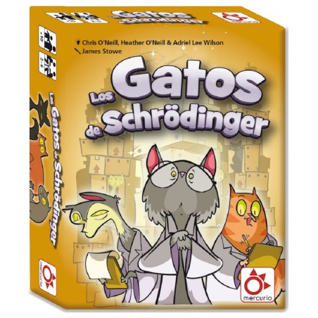 Los Gatos de Schrödinger juego de cartas bluffs y estrategia 2-6 jugadores