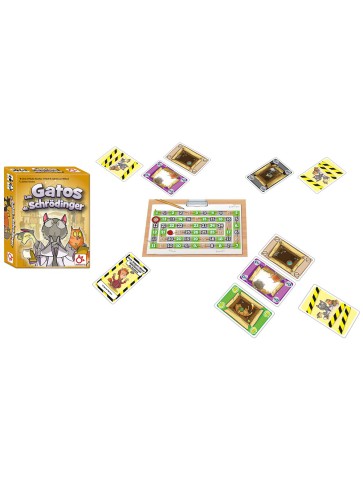 Los Gatos de Schrödinger juego de cartas bluffs y estrategia 2-6 jugadores