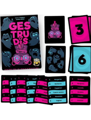 Gestrudis juego de mesa mímica fantasmas 3-8 jugadores