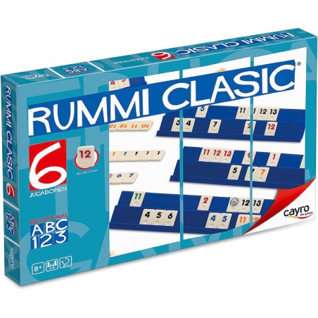 Cayro - Rummi Classic 6 Jugadores - Juego Tradicional - Juego de Mesa