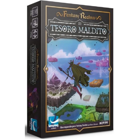 Fantasy Realms El Tesoro Maldito expansión juego de cartas