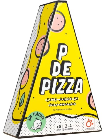 P de Pizza juego de palabras ágil y divertido 2-4 jugadores