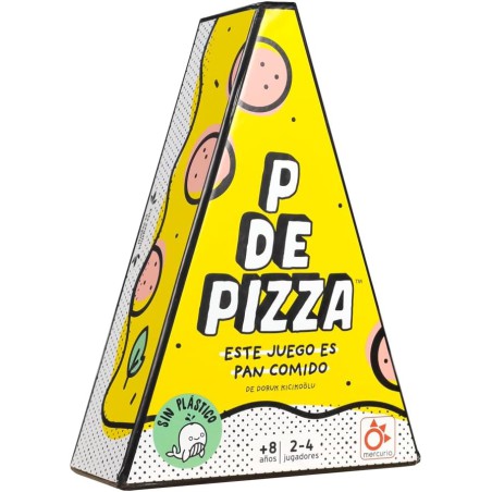 P de Pizza juego de palabras ágil y divertido 2-4 jugadores