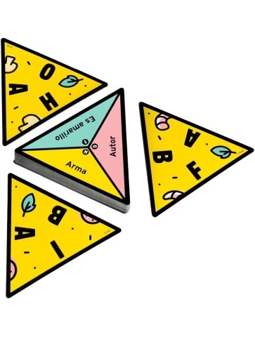 P de Pizza juego de palabras ágil y divertido 2-4 jugadores