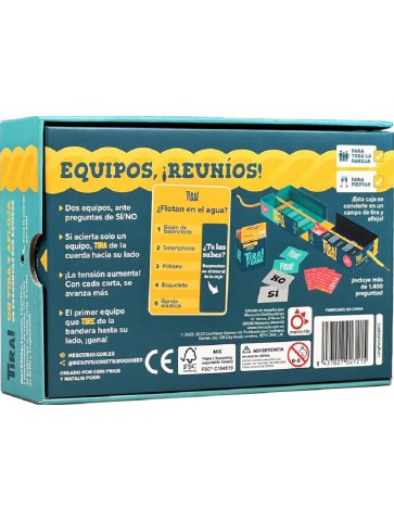 Tira y GANA juego de preguntas por equipos 4+ jugadores
