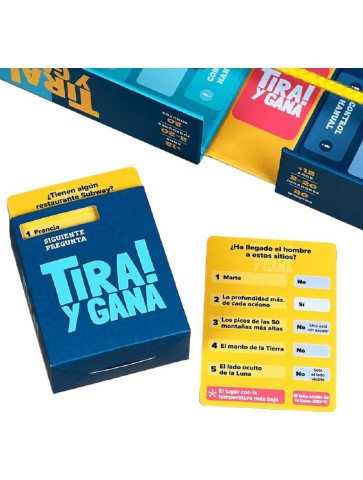 Tira y GANA juego de preguntas por equipos 4+ jugadores