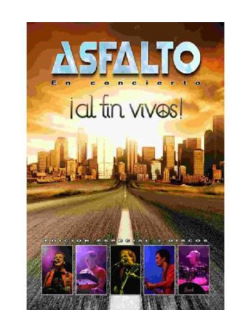 DVD ASFALTO -AL FIN VIVOS- EN CONCIERTO