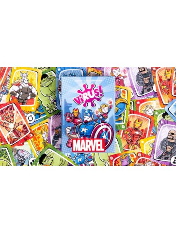 Virus MARVEL juego de cartas héroes y villanos