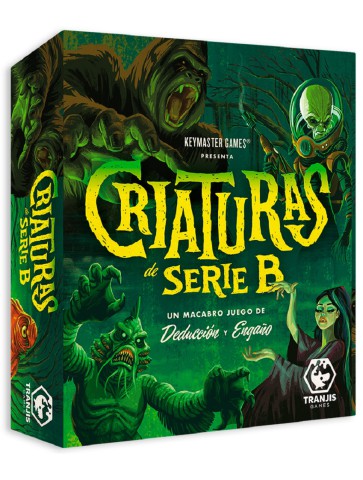 Criaturas de Serie B juego de mesa de deducción y faroleo Tranjis Games