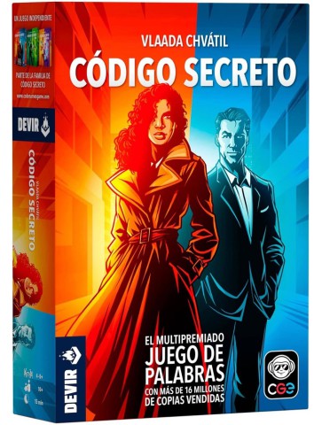 Código Secreto juego de mesa de espías y palabras por equipos