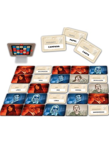 Código Secreto juego de mesa de espías y palabras por equipos